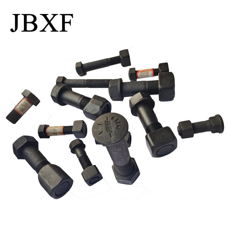 Excavadora de cadenas de vía Cerrojo y tuerca 9W3619 M20 * 1.5 * 55mm Acero 40Cr