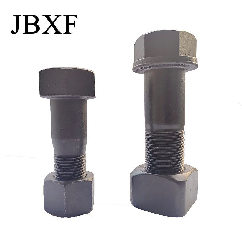 JBXF12.9 Excavadora y excavadora Segmento de broca de perno Cerrojo Nut Hexágono de pista Cerrojo y tuerca