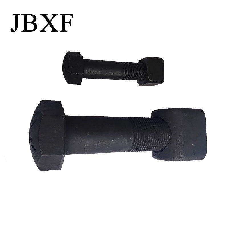 Excavadora 18*2,5*80 Pantallas de pista Cerrojos de cadena Cerrojos y tuercas 40mm hilo Negro