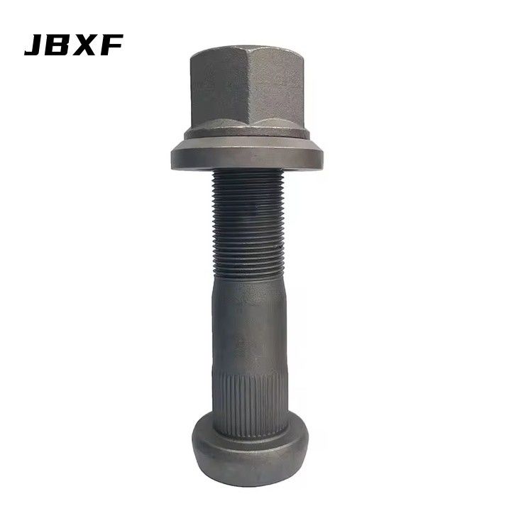 Las piezas de fijación de ruedas de camiones generales 40Cr gris fosfatado M22X1.5X110/120 Knurl Hub Bolt Assy