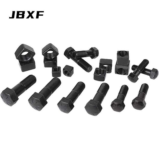 Tornillos para zapatas de oruga de excavadora de alta resistencia M24x120 compatibles con CAT 320 Komatsu PC200, acero aleado grado 10.9, revestimiento anticorrosión